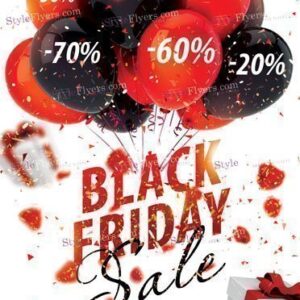 Black Friday Sale Psd Flyer Template2