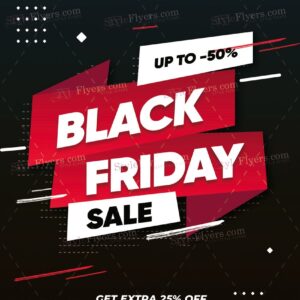 Black Friday Sale Psd Flyer