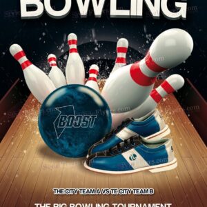 Bowling Psd Flyer Template