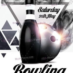 Bowling Psd Flyer Template