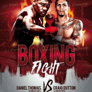 Boxing Psd Flyer Template