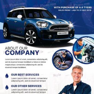 Car Wash Psd Flyer Template