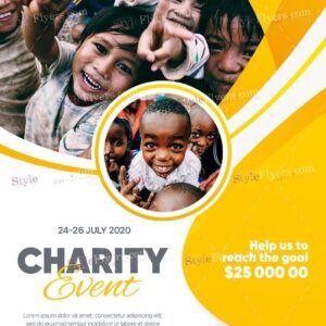 Charity Event Psd Flyer