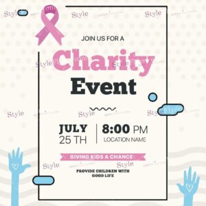 Charity Event Psd Flyer Template