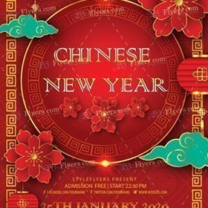 Chinese New Year Flyer Template