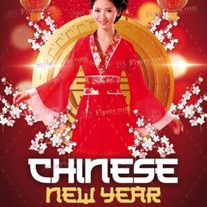 Chinese New Year Psd Flyer Template