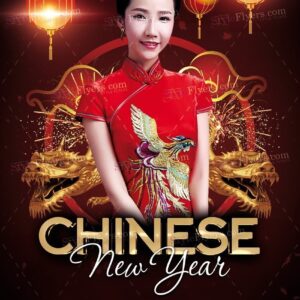Chinese New Year Psd Flyer Template