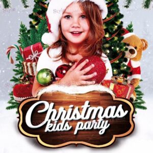 Christmas Kids Party Psd Flyer Template