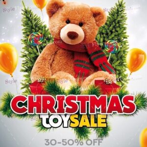 Christmas Toy Sale Psd Flyer