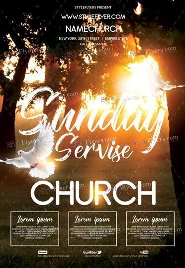 Church Psd Flyer Template