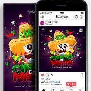 Cinco De Mayo Psd Instagram Post And Story Template