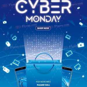 Cyber Monday Psd Flyer Template