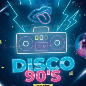 Disco 90Slyepsd Flyer