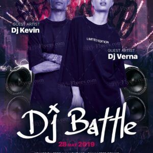 Dj Battle Psd Flyer Template