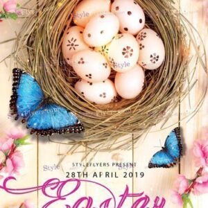 Easter Psd Flyer Template