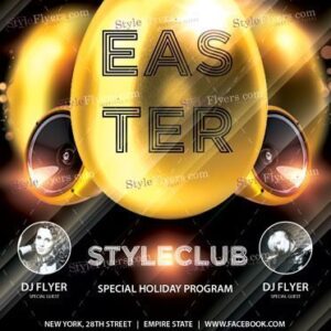 Easter Psd Flyer Template1