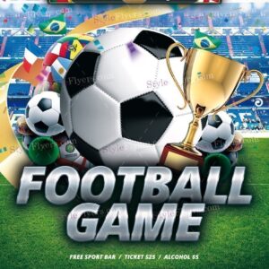 Football Psd Flyer Template