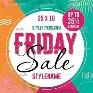 Friday Sale Flyer Psd Flyer Template