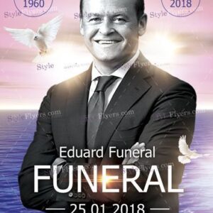 Funeral Psd Flyer Template