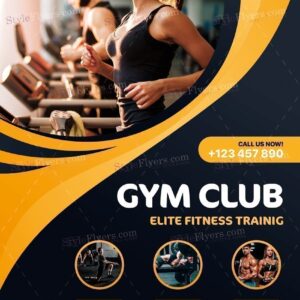 Gym Psd Flyer Template