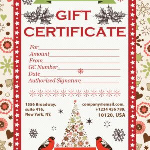 Gift Certificate Flyer