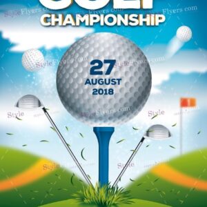Golf Championship Psd Flyer Template