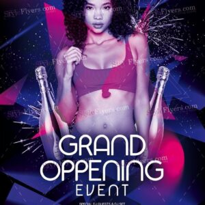 Grand Oppening Event Psd Flyer Template