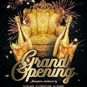 Grand Oppening Psd Flyer Template