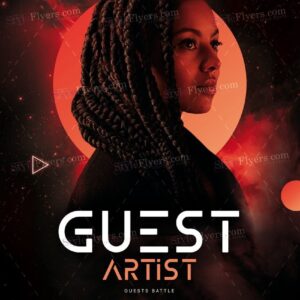 Guest Artist Psd Flyer Template
