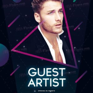 Guest Artist Psd Flyer Template1