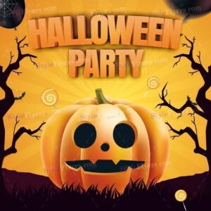 Halloween Party Psd Flyer Template