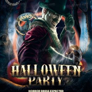 Halloween Party Psd Flyer Template1