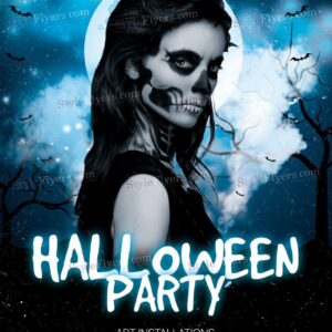Halloween Party Psd Flyer Template1