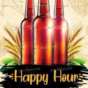 Happy Hour Flyer Template