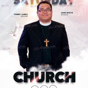 Holy Saturday Church Psd Flyer Template