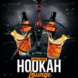 Hookah Psd Flyer
