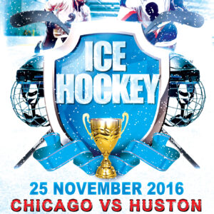 Ice Hockey Sport Flyer1