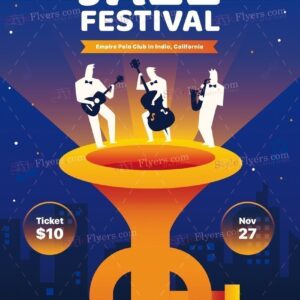Jazz Festival Psd Flyer
