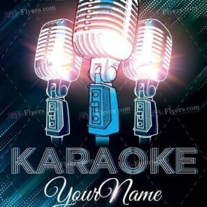 Karaoke Flyer Psd Template