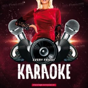 Karaoke Psd Flyer Template
