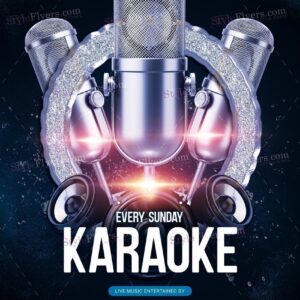 Karaoke Psd Flyer Template