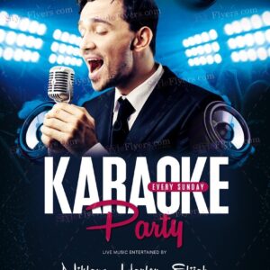 Karaoke Psd Flyer Template