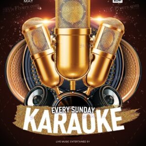 Karaoke Psd Flyer Template