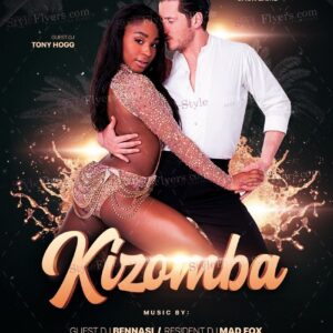 Kizomba Psd Flyer Template