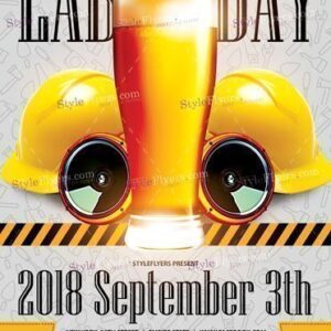 Labor Day Psd Flyer Template