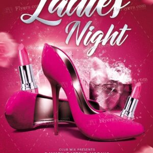 Ladies Night Psd Flyer Template1
