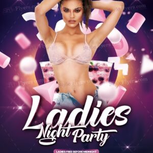 Ladies Night Party Flyer