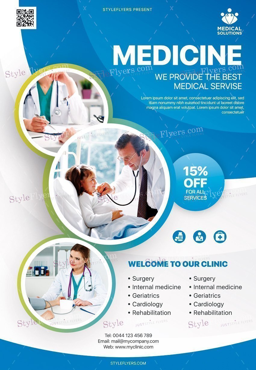 Medical Care Psd Flyer Template