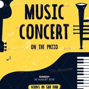 Music Concert Psd Flyer Template