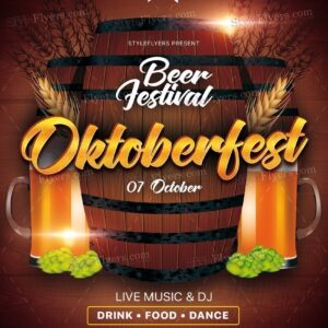 Oktoberfest Psd Flyer Template